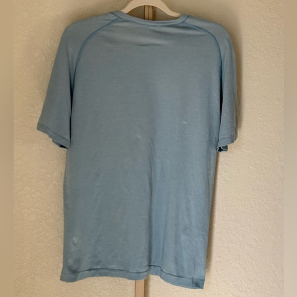 Lululemon Peroxide Breeze Blue Metal Vent Tech SS 2.0 Shirt – Men’s Size M - Picture 7 of 9